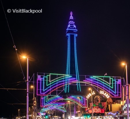 Lunch at the Olympus, Cleveleys & Blackpool Illuminations Tour